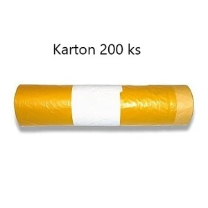Zatahovací pytel 120l žlutý, 50mi