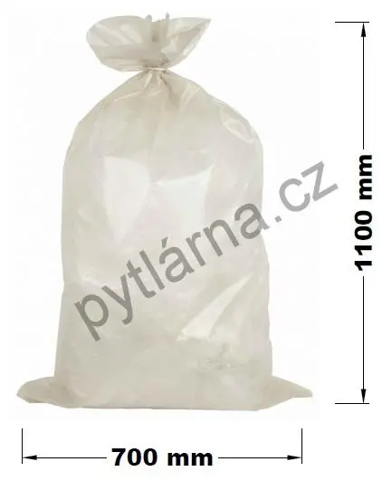 Pytel transparent 120l, 50mi